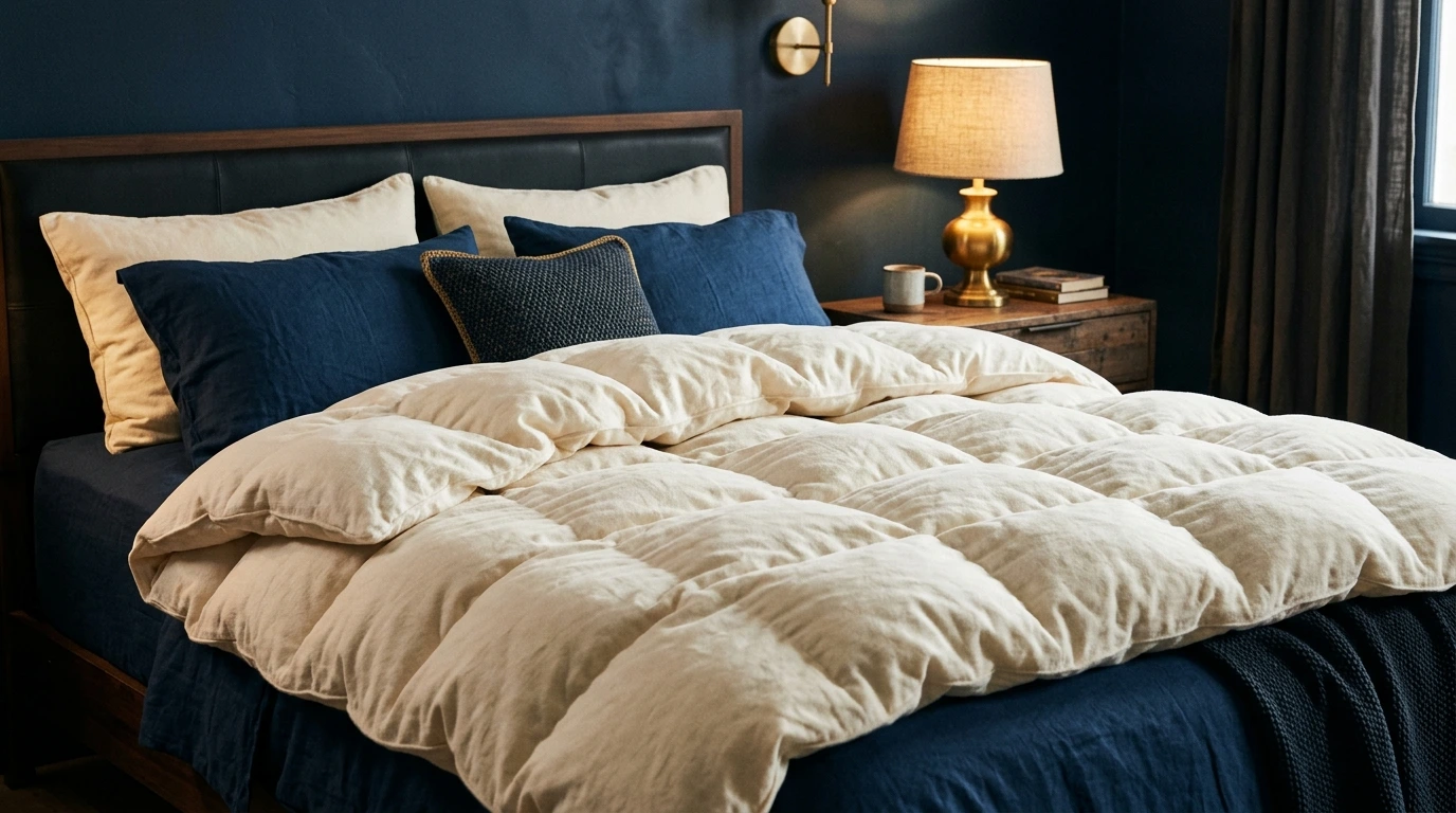 Couette moelleuse aux plis aériens