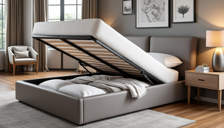 Découvrez le lit coffre 160×200 : l’alliance parfaite entre confort et rangement