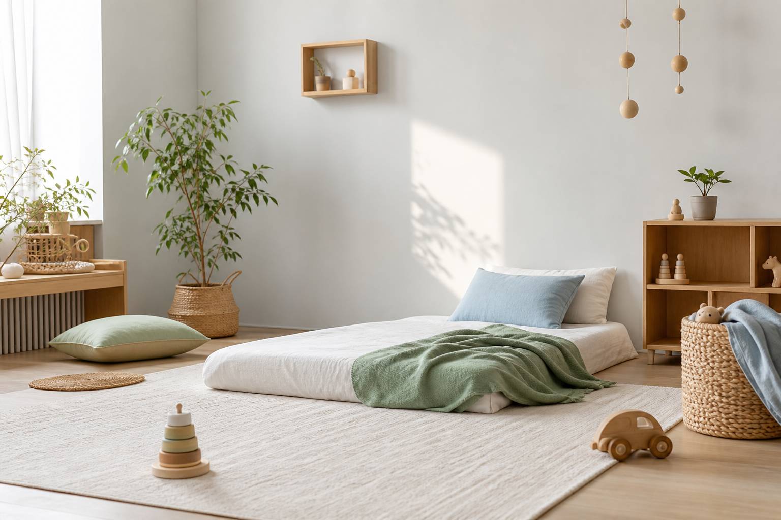 Lit au sol pour bébé : découvrir les bienfaits et les fondamentaux du couchage Montessori